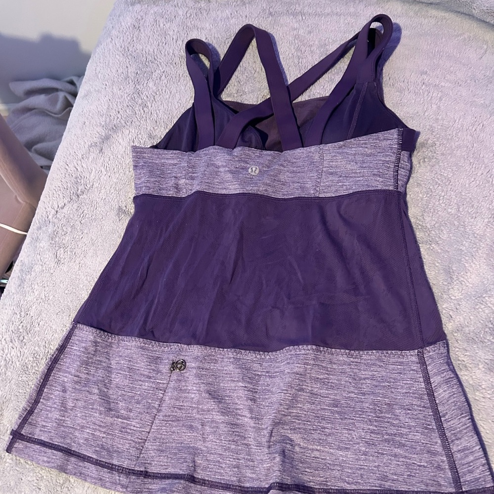 Purple Athletic Tank Top